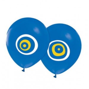NAZAR BONCUKLU BALON 10 ADET
